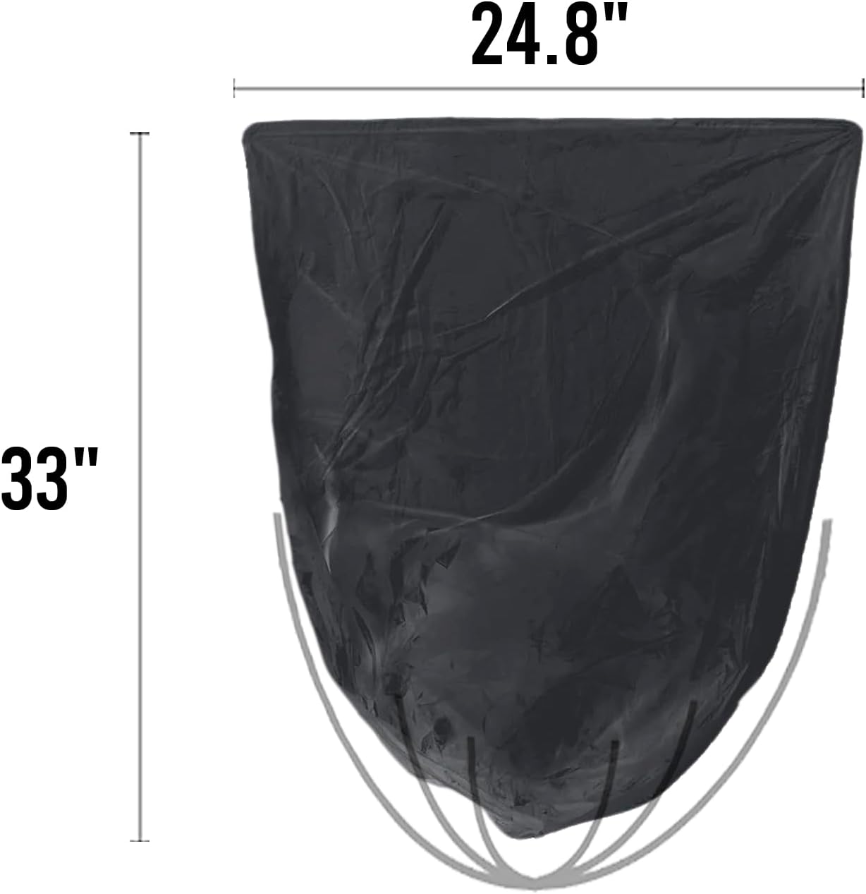 13 Gallon Trash Bags, 1000 Count Bulk Value Pack, Black Tall Kitchen Garbage bags, Multi-purpose Trash Can Bin Liners for Bathroom, Office, Industrial, Commercial, Janitorial, Municipal, Recycling