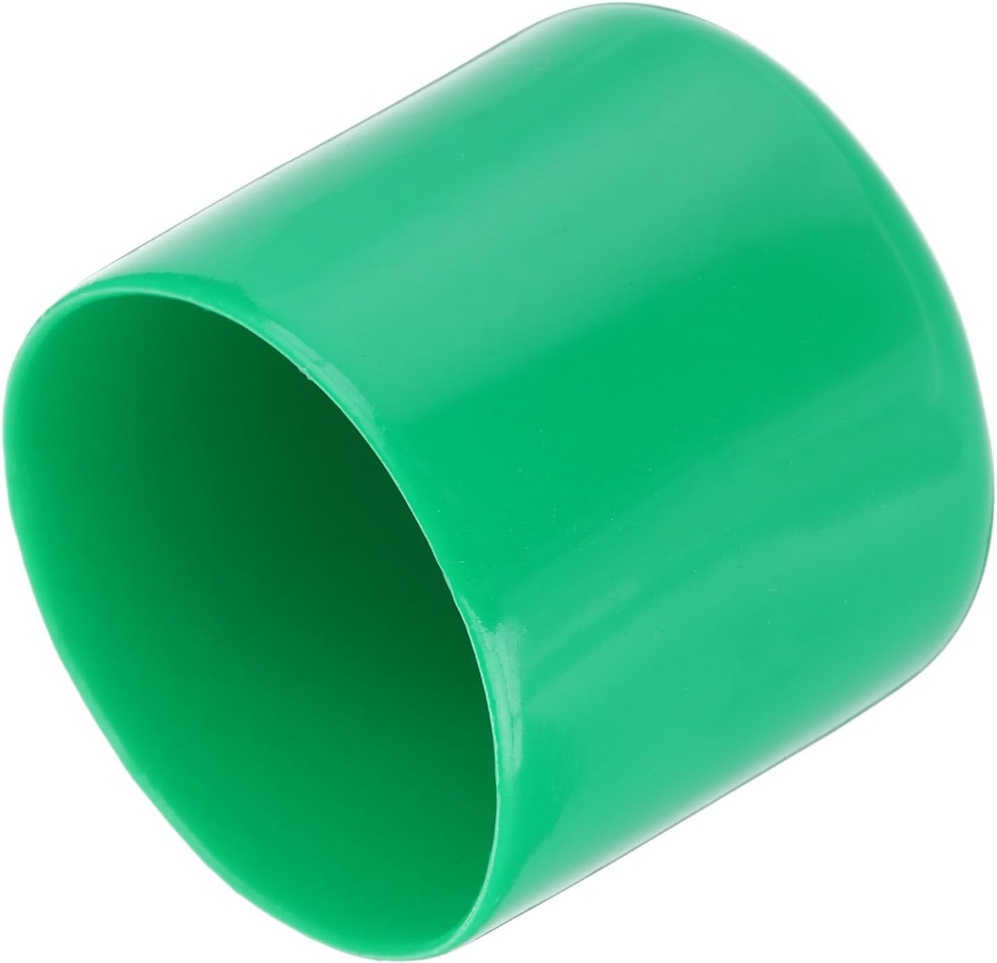uxcell 20pcs Rubber End Caps 47mm(1 7/8") ID Vinyl PVC Round Tube Bolt Cap Cover Screw Thread Protectors Dark Green