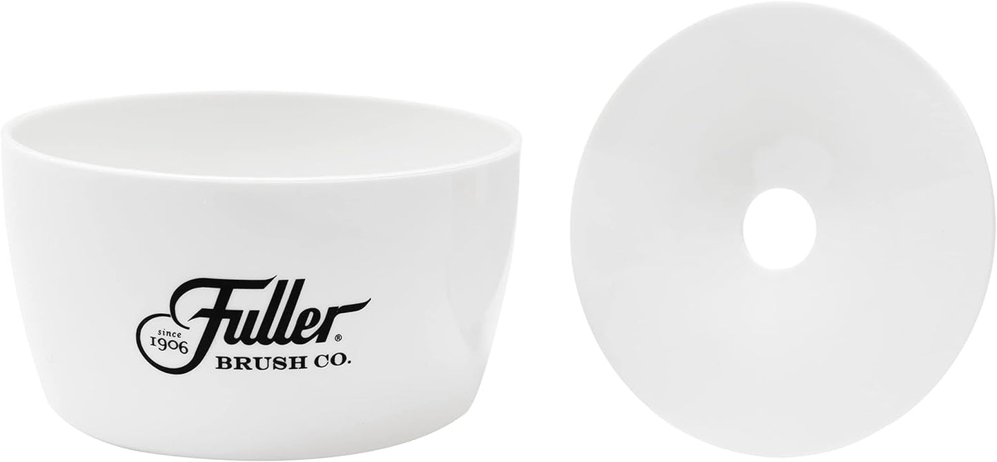 Fuller Brush Handy Holder with Drain Rack – Small Sink Caddy for Organizing Cleaning Sponges & Tools – Removable Drain Tray, Dishwasher Safe – White