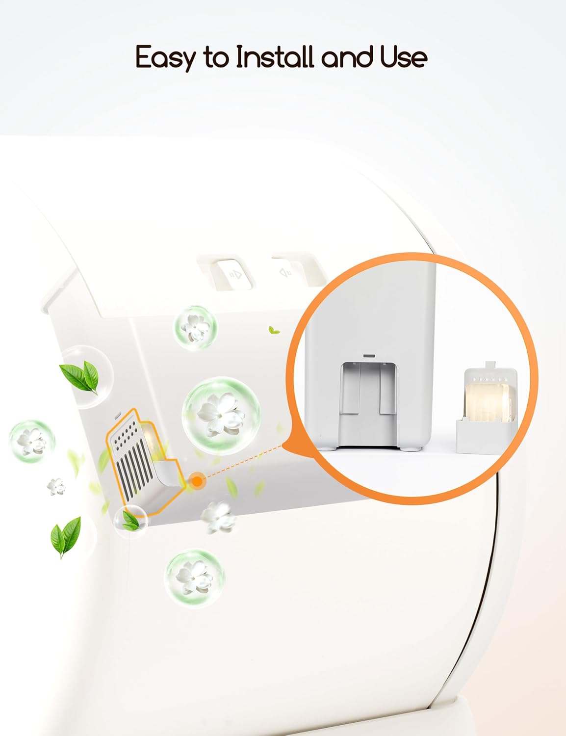 MeoWant Pet Odor Eliminator, Automatic Cat Litter Box Odor Deodorant Gel Only Suitable for MW-SC01 / MW-SC02 / LB02 Cat Litter Box 3Pcs