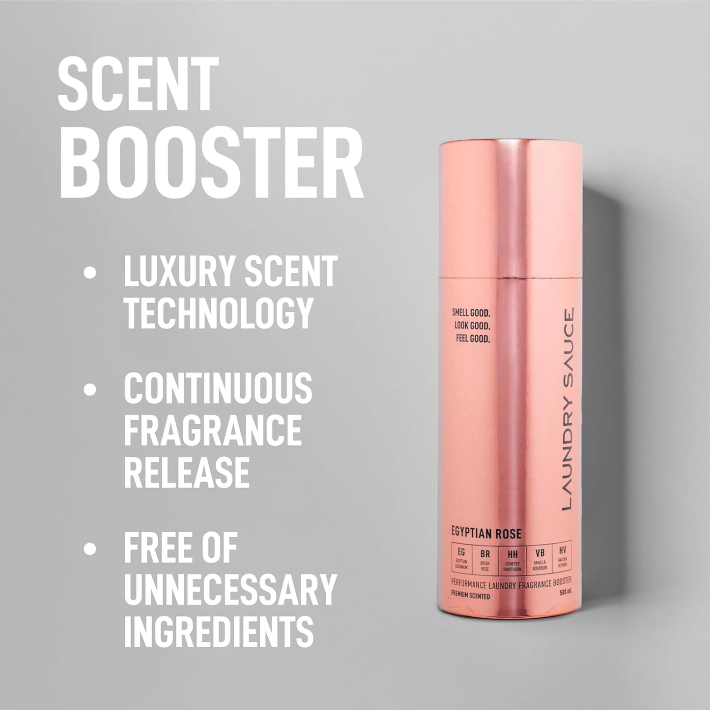 Laundry Sauce - Luxury Scented Laundry Detergent Pods & Scent Booster Bundle (Egyptian Rose), Premium Laundry Washing Pods with High-End, Sophisticated Fragrances - Dye Free & HE Compatible