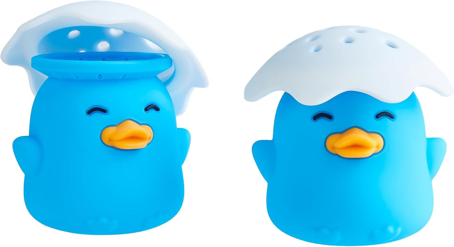 Duck Refrigerator Baking Soda Deodorizer Holder, Odor Absorber & Eliminator (Blue)