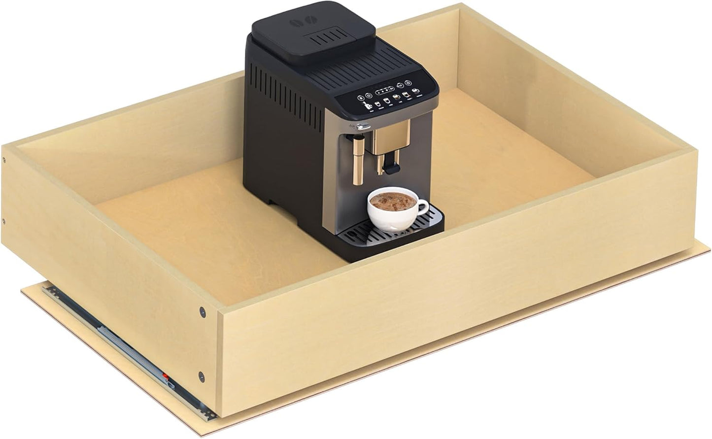 WelFurGeer Soft Close Pull Out Drawers for Cabinets, 32" W x 22" D Pull Out Cabinet Organizer, Smooth Slide-Out Shelves for Kitchen Cabinets, Durable Pullout Drawers for Home & Kitchen Organization