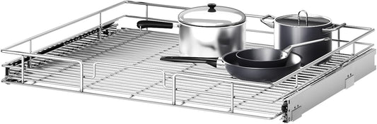 Pull Out Cabinet Organizer 28½" W x 21½" D, Heavy Duty Cabinet Pull Out Shelves, Slide Out Drawers Organization for Kitchen Cabinets Bathroom