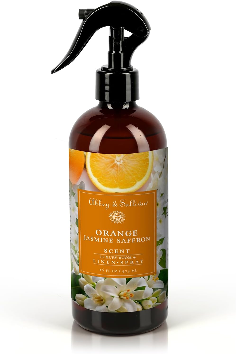 Abbey & Sullivan Linen Spray, Orange Jasmine Saffron, 16 oz.