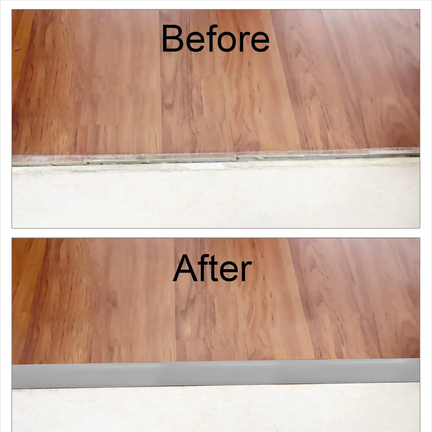 Floor Transition Strip & Self Adhesive Floor Vinyl Floor Edge Trim Laminate Floor Gap Covering Joining Strip