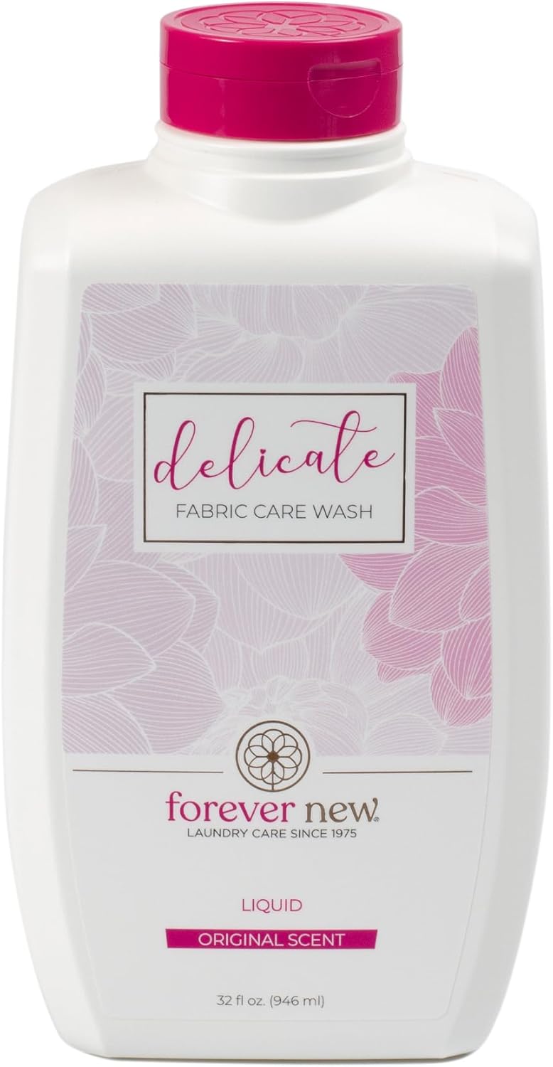Forever New 32oz Liquid Original Scent Fabric Care Wash 2 Pack (64oz Total) Natural Laundry Detergent
