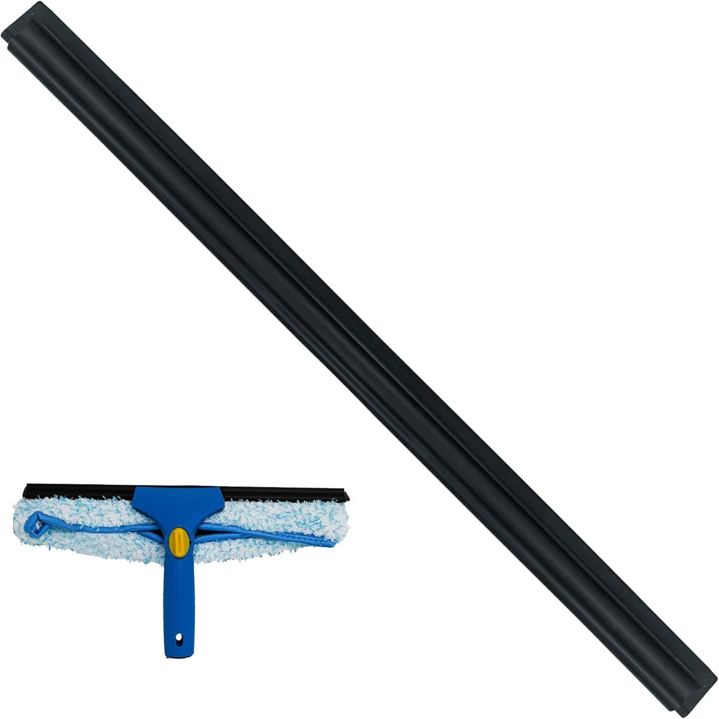Kleen Handler Pack of 30 Professional 14” Window Washing Squeegee Blades, Replacement Blades for Squeegee Cleaning Tool, Squeegee Combo Blade Replacement (Pack of 30 Squeegee Blades)