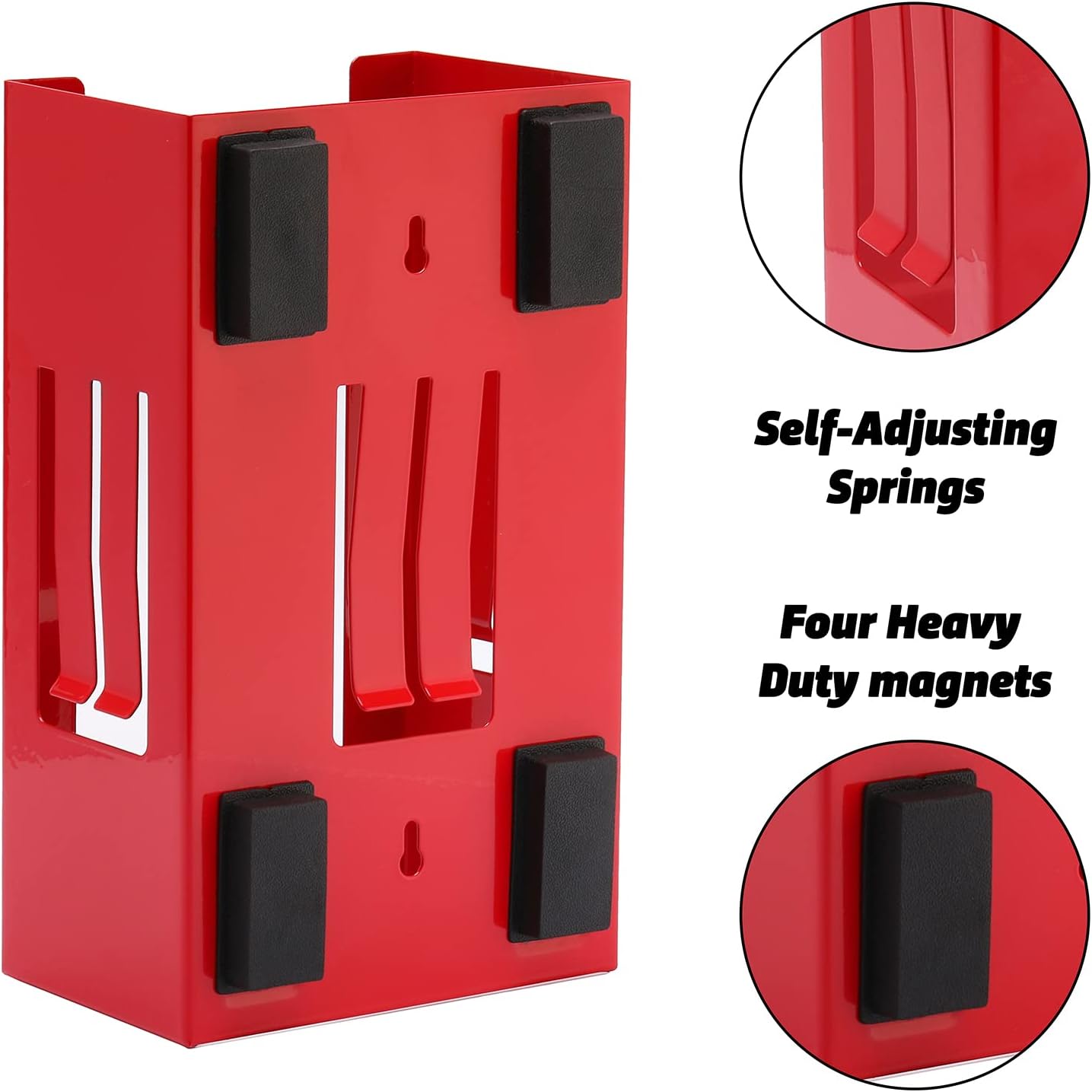 AIRTOON Magnetic Glove Dispenser, Disposable Gloves Box Holder, Glove Holder for Wall Mount, Magnetic Glove Box Holder