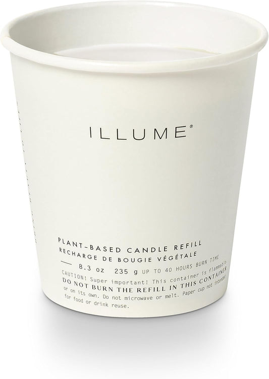 ILLUME Boxed Glass Candle Refill, Woodfire