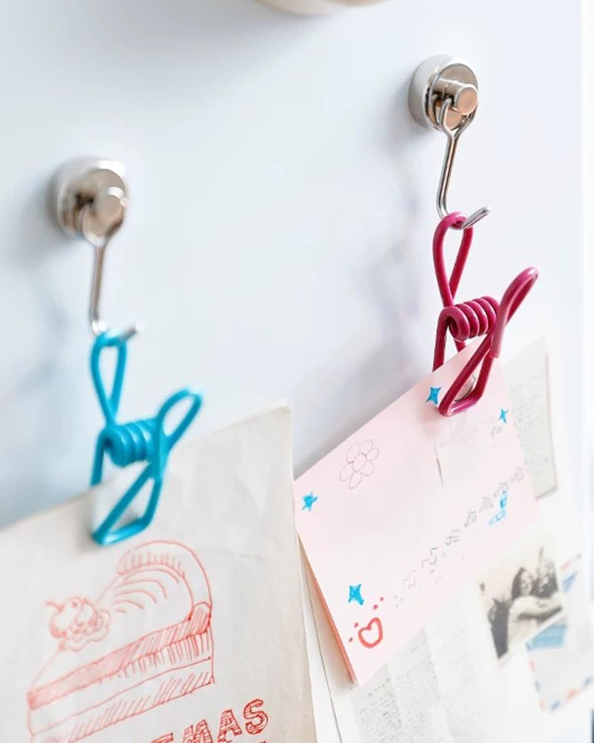 Multipurpose 2 in Chip Bag Clips 10 Pack Metal Clips for Kitchen Food Storage, Laundry Hanging, Bag Chip Bag Sealing - Easy to Use Strong Grip Clips for Home Organizing