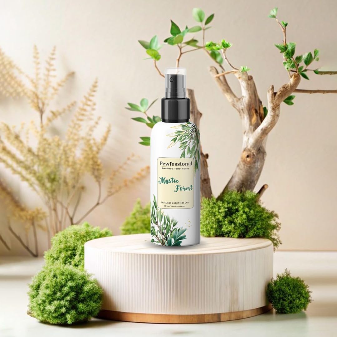 Pre-Poop Toilet Bathroom Spray, Pewfessional, Before You Go, 1 Bottle of Mystic Forest, 2.5 Fl Oz Travel size