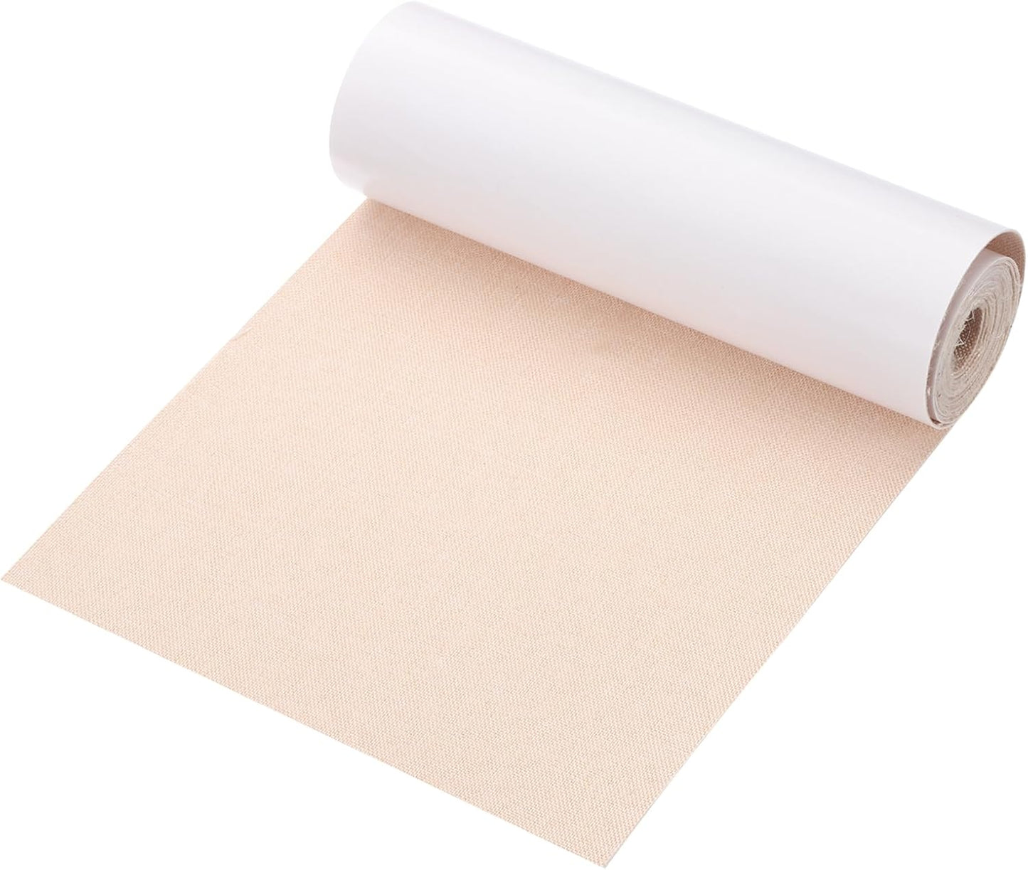 PATIKIL 70x6.2 Inch Linen Repair Tape, Repair Fabric Patch Self Adhesive Couch Patch Line Repair Patch for Furniture Sofa Car Seats Office Chairs, Light Beige