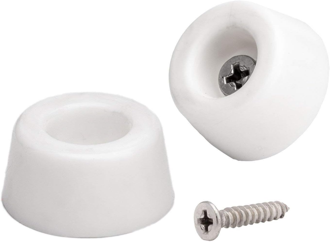 20pcs Round Furniture Pads,ULIFESTAR Furniture Feet Glides Sliders Carpet Saver Hardwood Floor Protectors Surface Protection for Chair Leg Caps Non Slip Furniture Grippers (White)