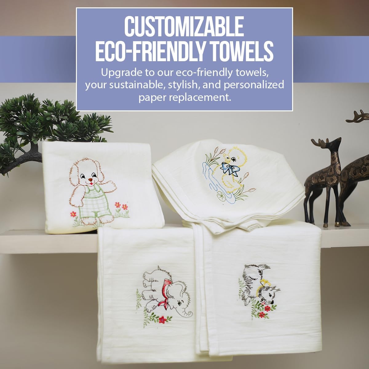 WHITEWRAP Flour Sack Towels| Tea Towel for Crafts| Kitchen Dish Cotton Blank Towel for Embroidery|Baking Bread Proofing Linen Cover| Thick Absorbent Quick Dry| 3 Pack 28"x28" Natural