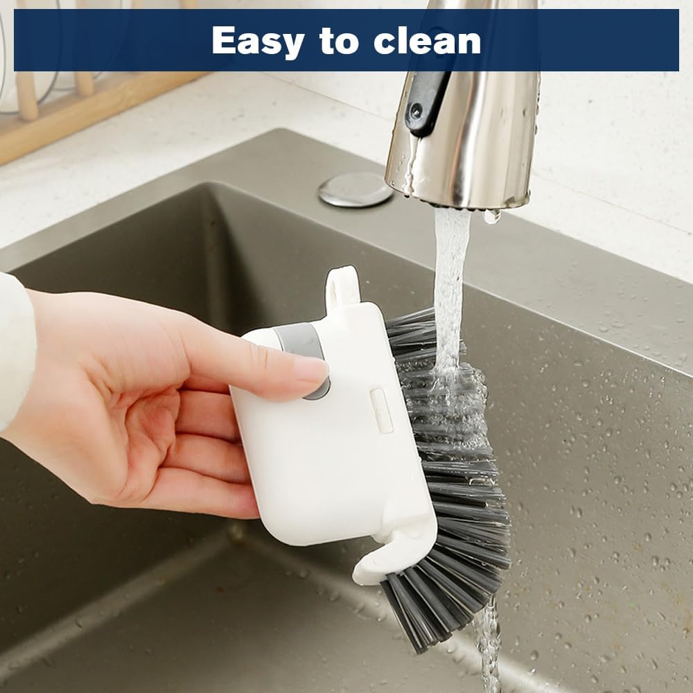 Window Cleaning Brush, 3-in-1 2025 New Magic Window Groove Cleaning Brush Set - Hand-Held Track Cleaner Tool for Sliding Doors, Window Sills, Tile Grout, Shutters, Deep Scrub Brush for Home (Yellow)