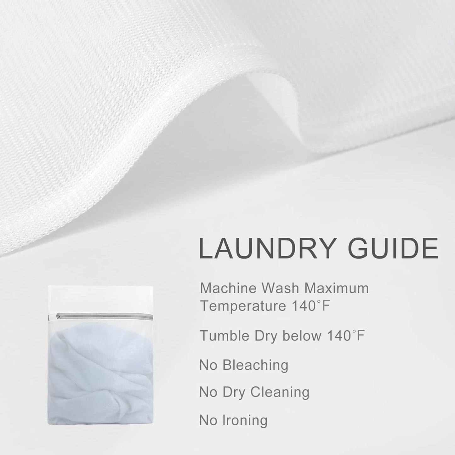 Muchfun 3Pcs Durable Fine Mesh Laundry Bags for Delicates 12 x 16 Inches (3, Medium)