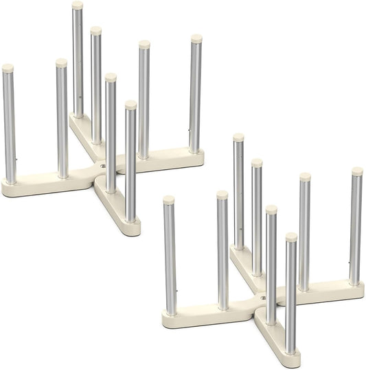 Reusable Storage Bag Drying Rack, Retractable Metal Bottle Drying Rack,Collapsible Cup Draining Rack for Water Bottles, Mason Jars,Mugs,Glass and Sports Bottle (2 PCS)