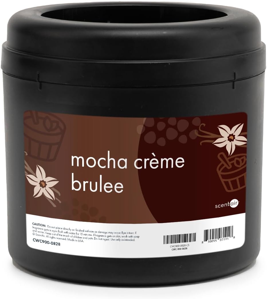 ScentAir Whisper Home Monthly Plug-in Refill, Fragrance Cartridge for Home and Office, Amazon Exclusive, Mocha Creme Brulee