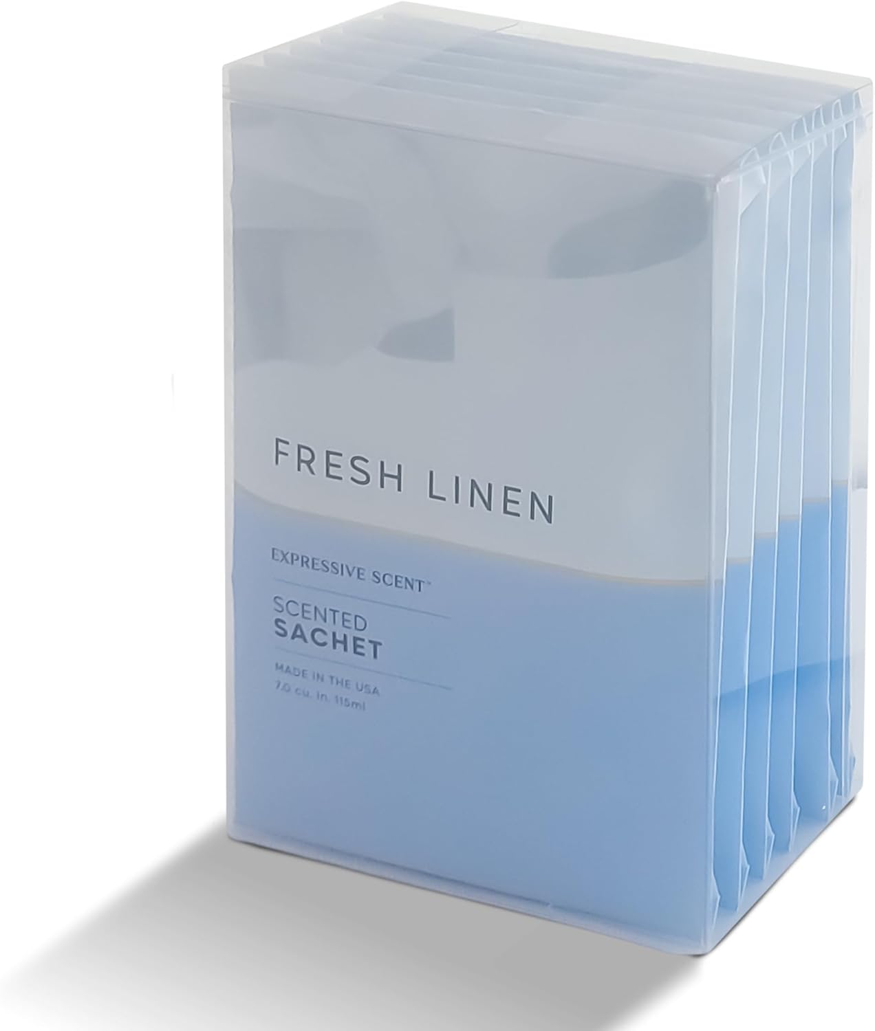 6 Pack Fresh Linen Large Scented Sachet Envelope by Expressive Scent