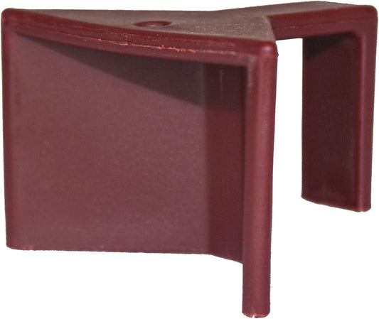 Modern Door Stop – Plastic Door Stopper for Hinged- Easy Install Mounted Hinge Stop Restrictor - Opening Stopper Wedge for Home - Ideal for Hotels, Hospitals & Schools - Red