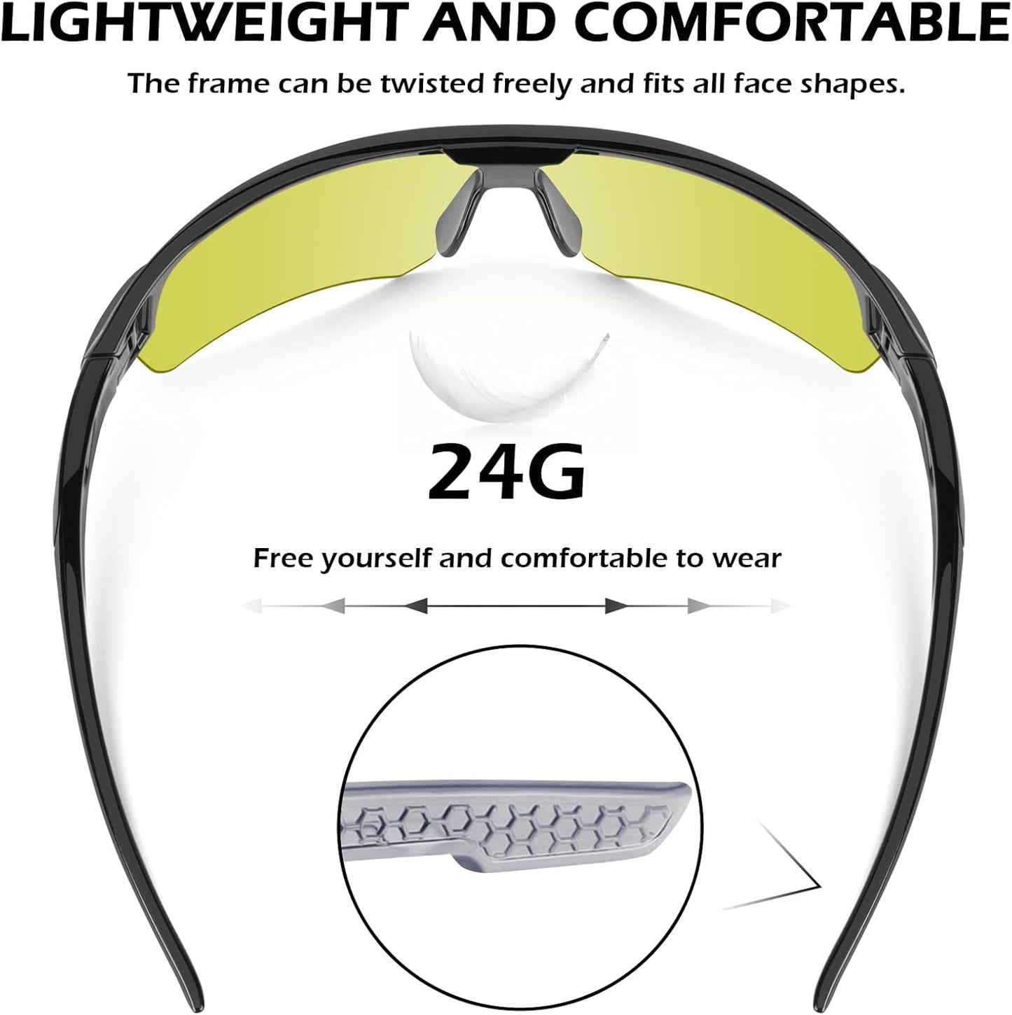 OXG 12 Pack Safety Glasses for Men Women, ANSI Z87.1 Safety Goggles Impact Resistant Protective Eyewear for Work, Outdoor