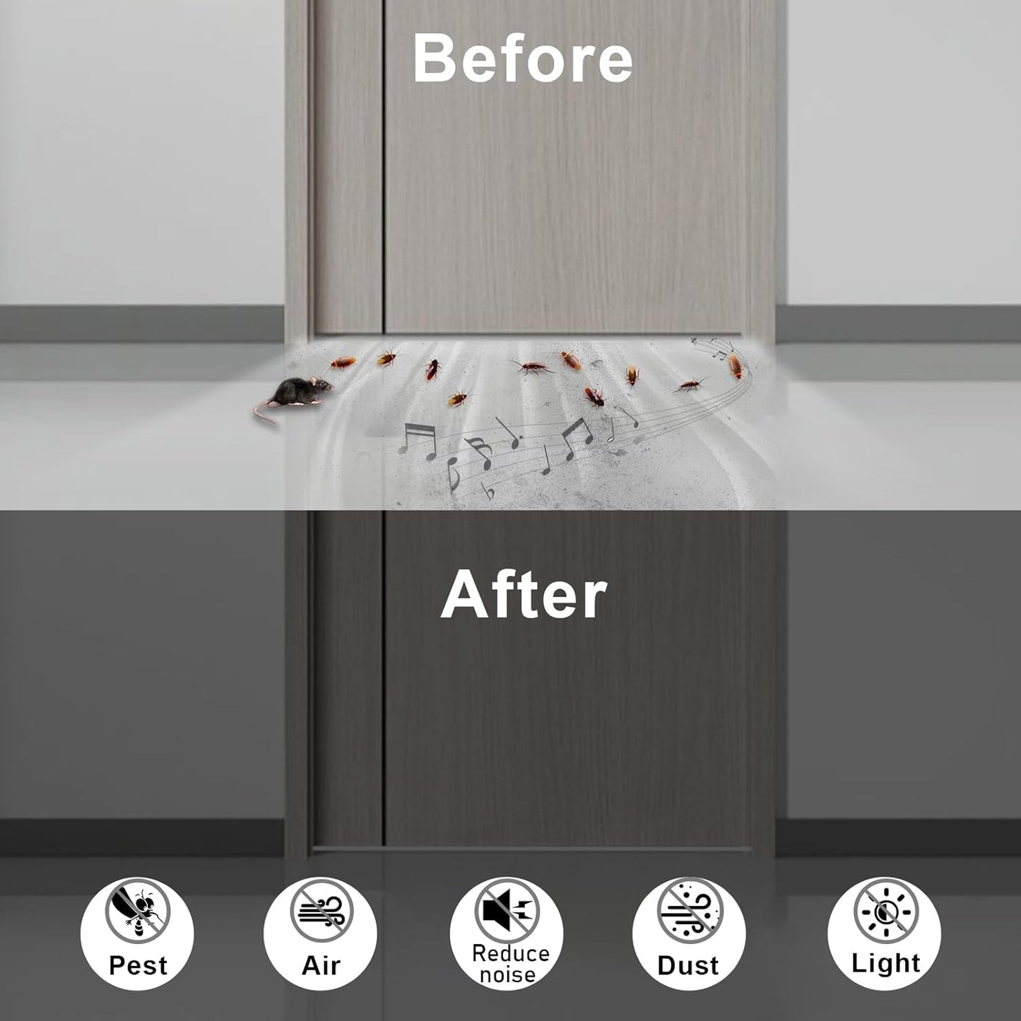 Strong Adhesive Weather Stripping, High Density Weatherproof Weather Stripping Door Seal Strip for Sliding Door, Windows,Soundproof Foam Sealing Strip, White(1/2 in x 1/4 in x 52Ft)