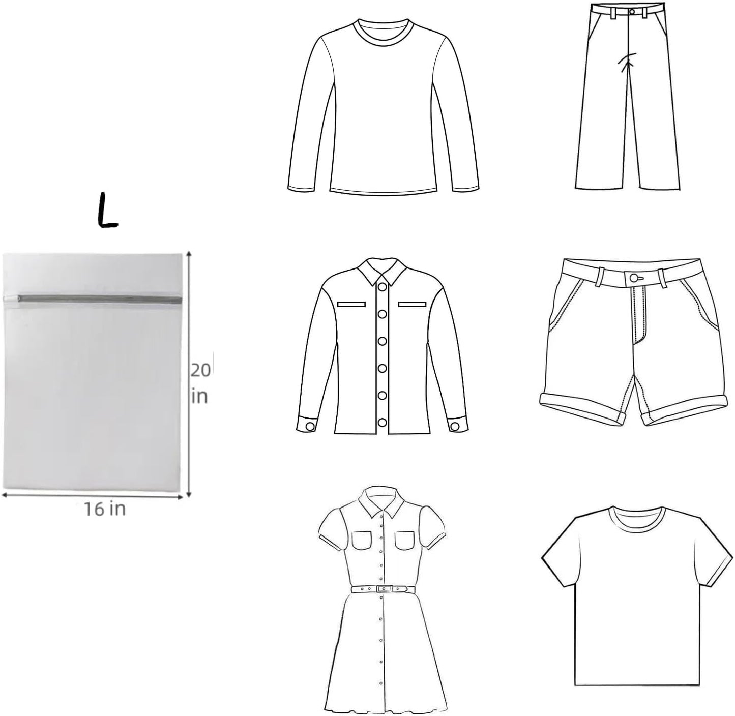 Laundry Bags Mesh Wash Bags Set Of 4 (16 x 20 Inches) Mesh Laundry Bags For Delicates Lingerie Bags For Socks Bra Underwear Baby Clothes