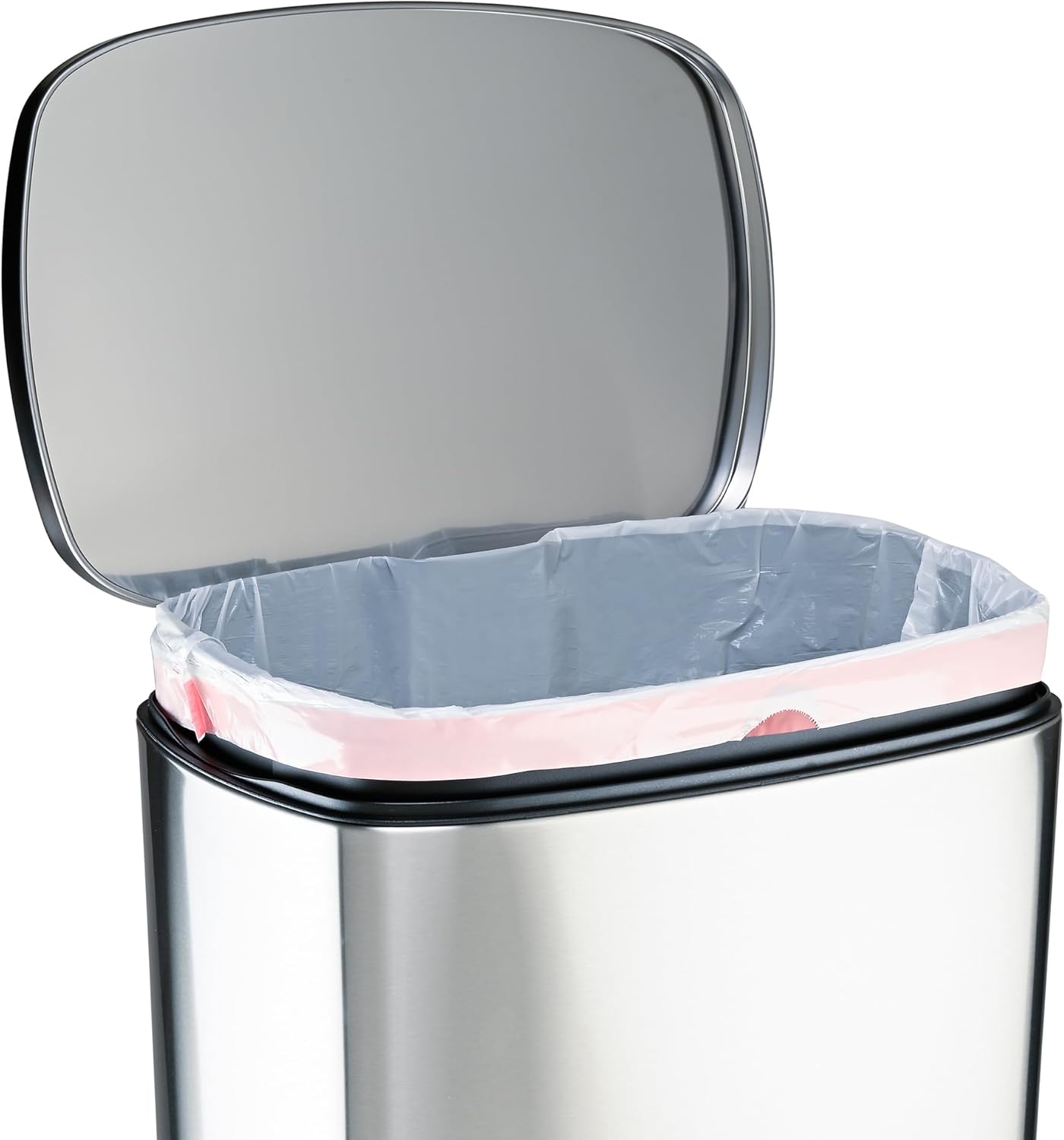 Amazon Basics 13 Gallon Flextra Strength Tall Kitchen Drawstring Trash Bags, Clean Fresh Scnet, Tear Resistant, 10% Post Consumer Recycled, 120 Count