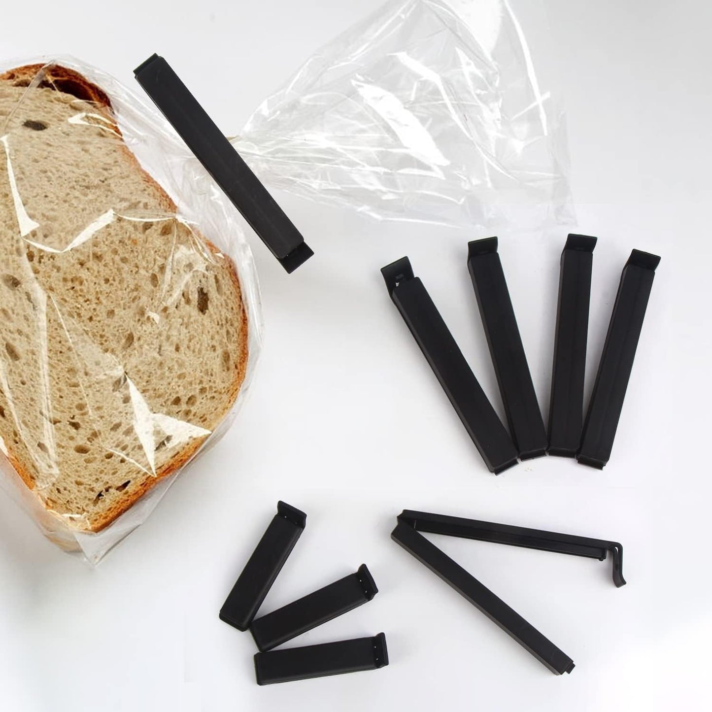 DIYASY Food Bag Clips,30 Pack Plastic Snack Sealing Clip for Food Storage & Packages Assorted Sizes