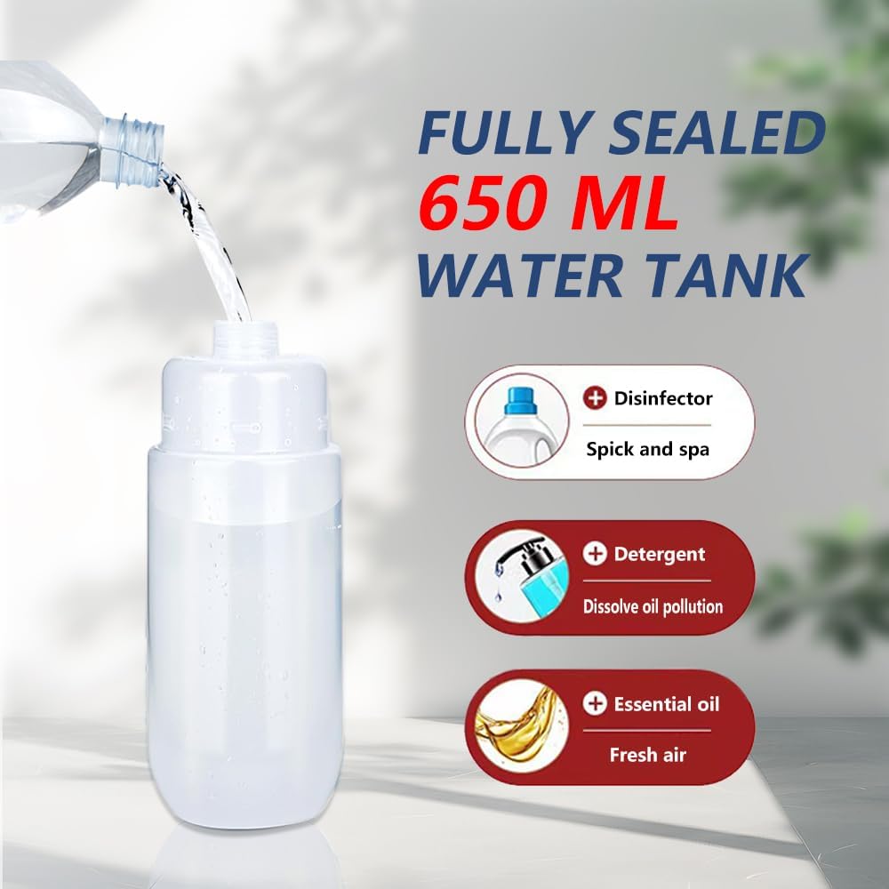 Spray Mop for Floor Cleaning Wet & Dry Mops Multi-Purpose Spray Mop - 2-in-1 Dry and Wet Microfiber Floor Cleaning mop,Comes with a 650 ml Reusable can Bottle