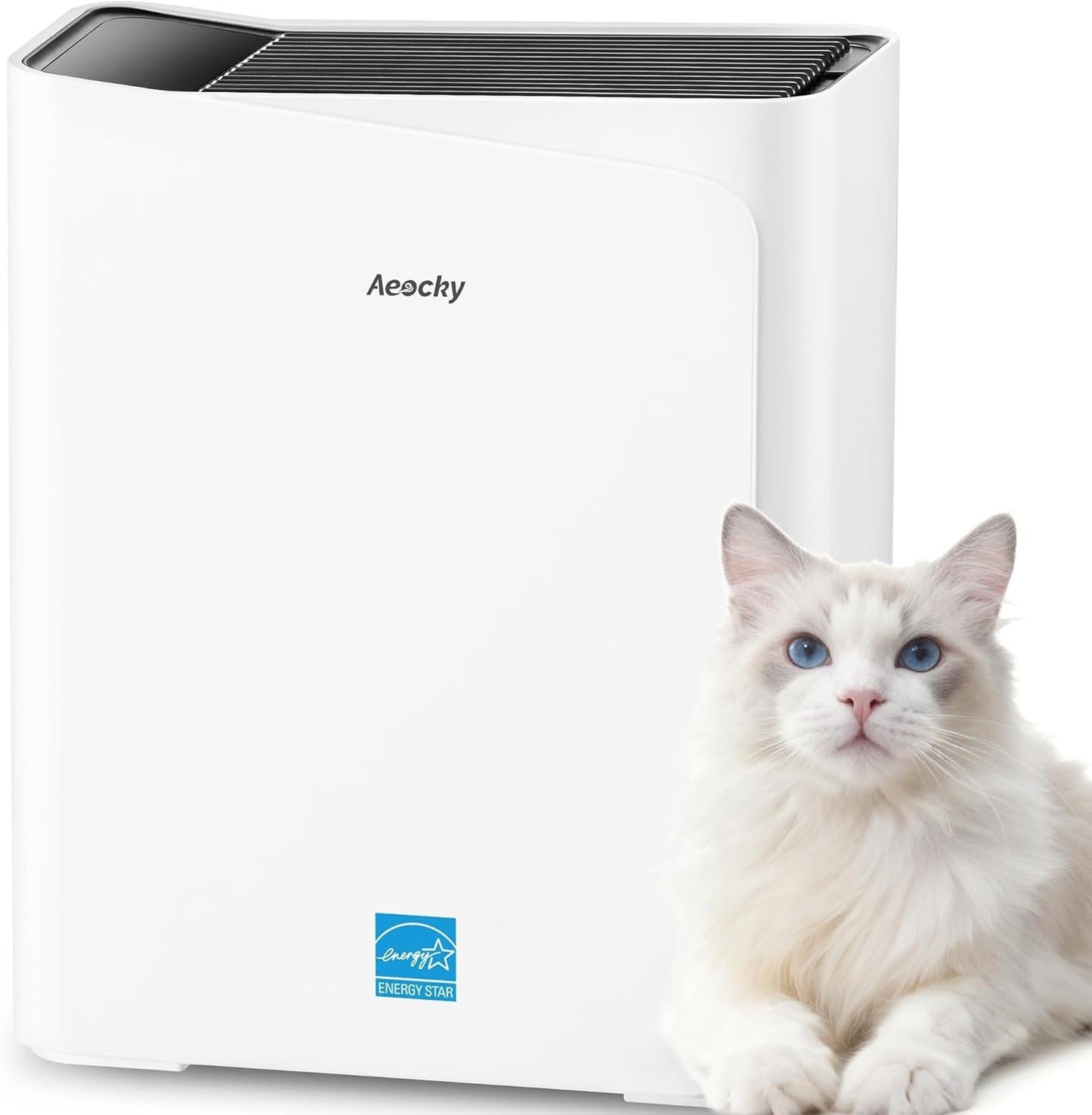 2300 ft² Energy Star Air Purifiers, AEOCKY Proprietary YearChange Filter Tech, with Multi-Effect Filter, Washable Pre-Filter, Scent Capsule, Air Quality Monitor, for Home Large Room bedroom Pets Odor