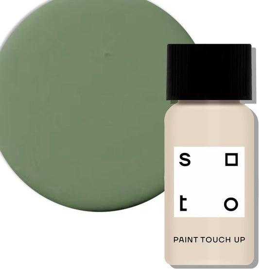 soto Green Paint Touch Up, Multi-Surface, Matte Finish (No. 51 Palma Green) — 10 Milliliters of Scratch Repair for Furniture, Walls, Cabinets, Trim, Doors, Indoor/Outdoor