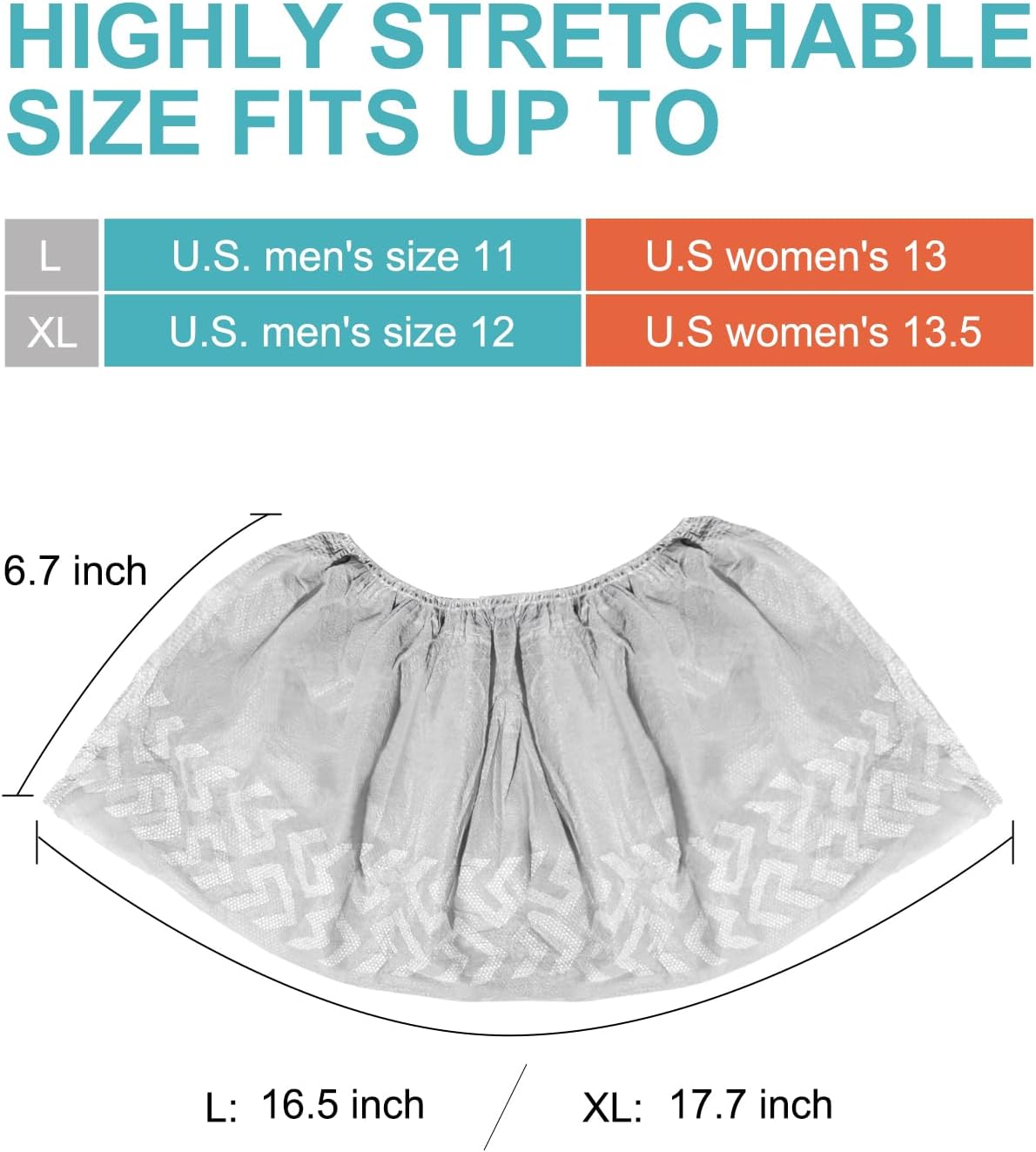 Shoe Covers Disposable 60 Pack, Non-Woven Booties for Shoes Covers,Durable Non Slip Shoe Protectors for Indoors, Breathable & Stretchable Fit for Most Sizes –Protector for Home, Real Estate, Work