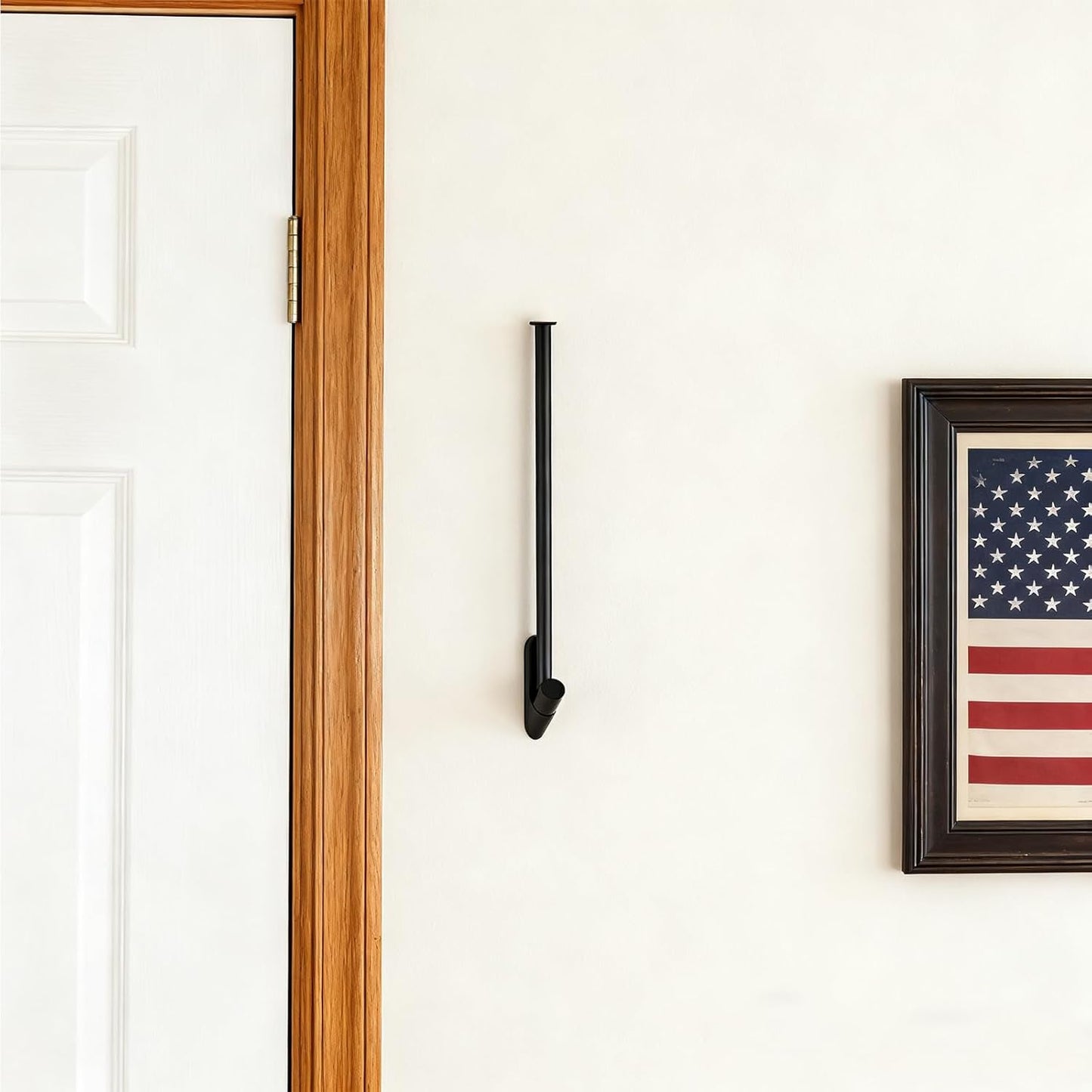 NEWRAIN Wall Mounted Drying Rack, Stainless Steel Folding Laundry Hanging Rack, Matte Black Swivel Space Saving Clothes Hanger Rack for Bedroom Bathroom Laundry