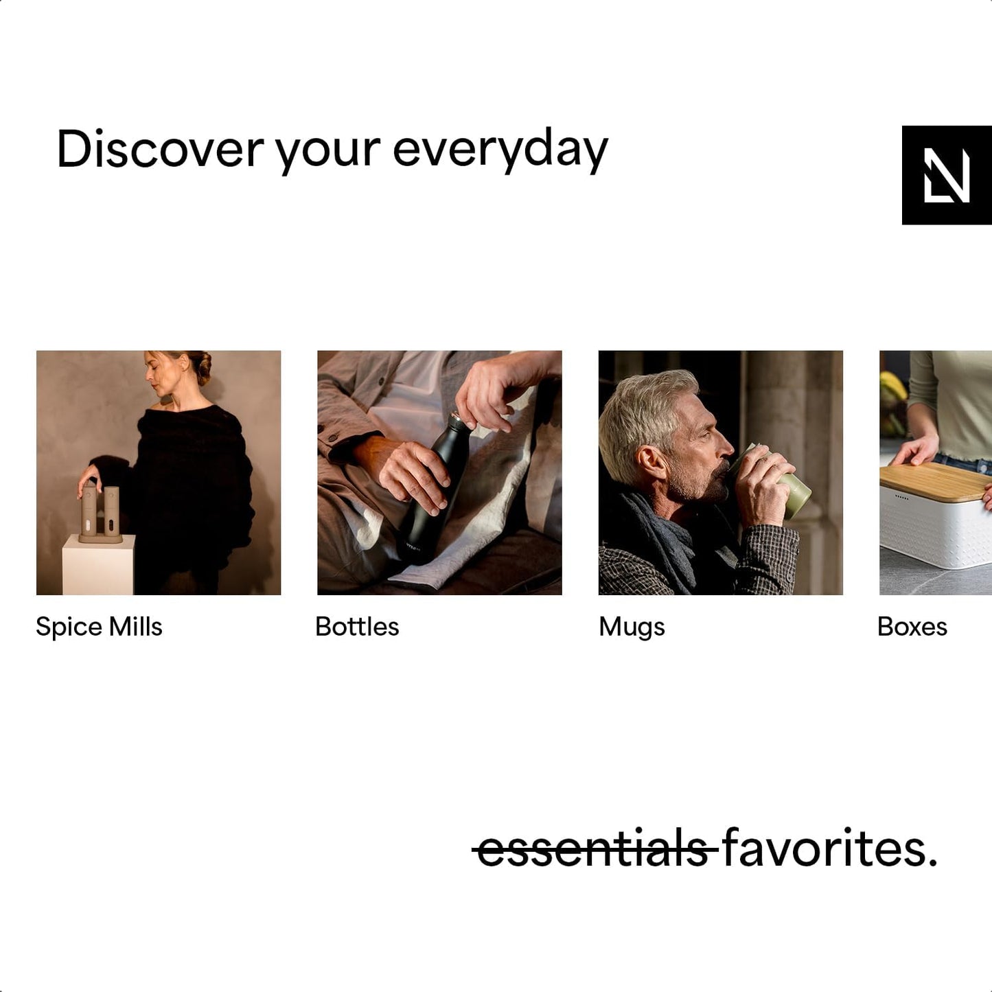 LARS NYSØM Stainless Steel Insulated Water Bottle 12oz 17oz 25oz 34oz 51oz | Insulated Thermo Flask for Hot and Cold Beverages | Leakproof Drinking Bottle (Mustard Yellow, 25.4 oz)