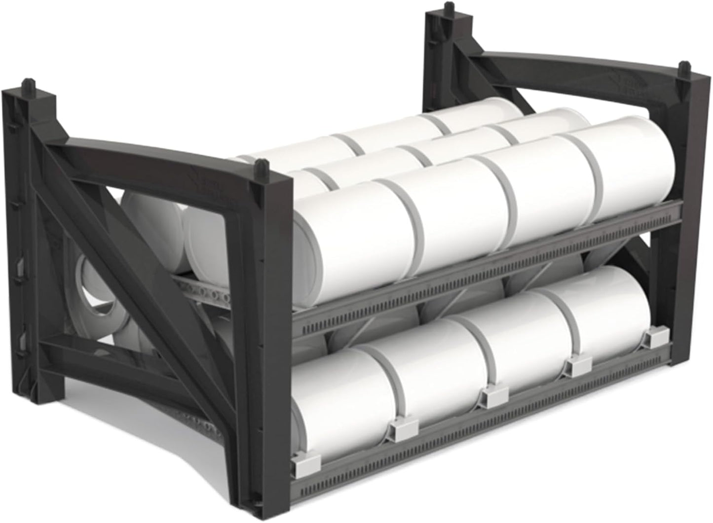 Shelf Reliance Cansolidator Max Small - 1-Pack Can Organizer for Pantry, Stackable Soda Can Storage for Kitchen, Holds 60 Large Cans of Food or Soda