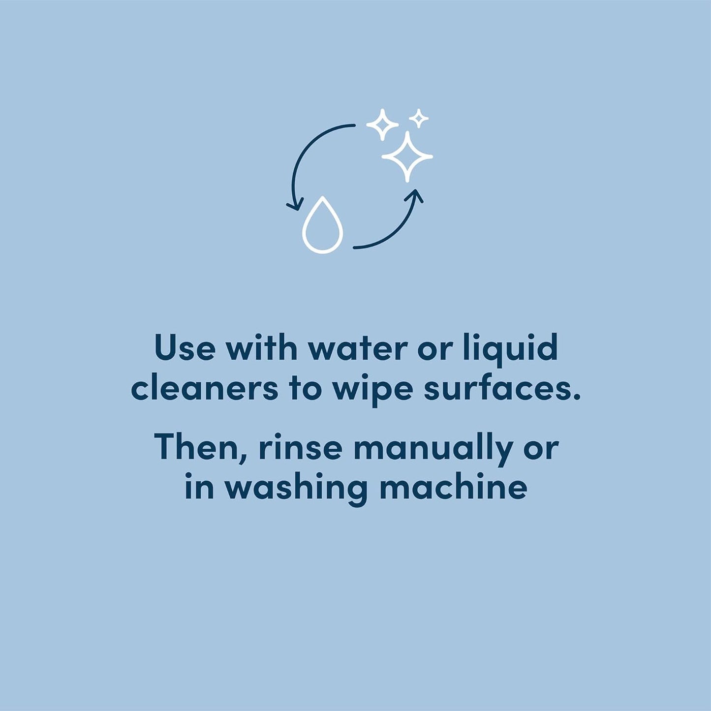 Amazon Aware All Purpose Cleaning Cloth, 8 Count, Pack of 2 Green, 13 x 15 Inch