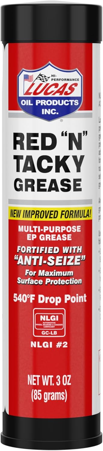 Lucas Oil 10318 Red N Tacky Grease 3 Ounce Combo Pack