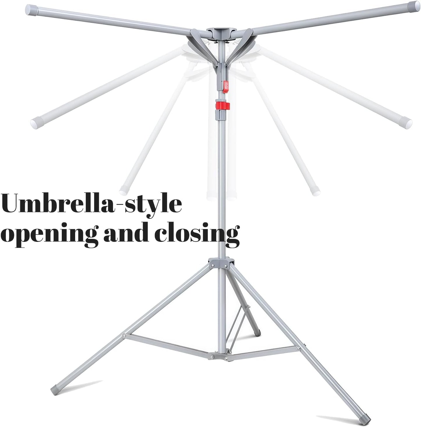 Clothes Drying Rack Foldable & Collapsible Drying Racks Large Capacity Space Saving Indoor Drying Rack for Bedroom,Balcony,Laundry for Indoor/Outdoor