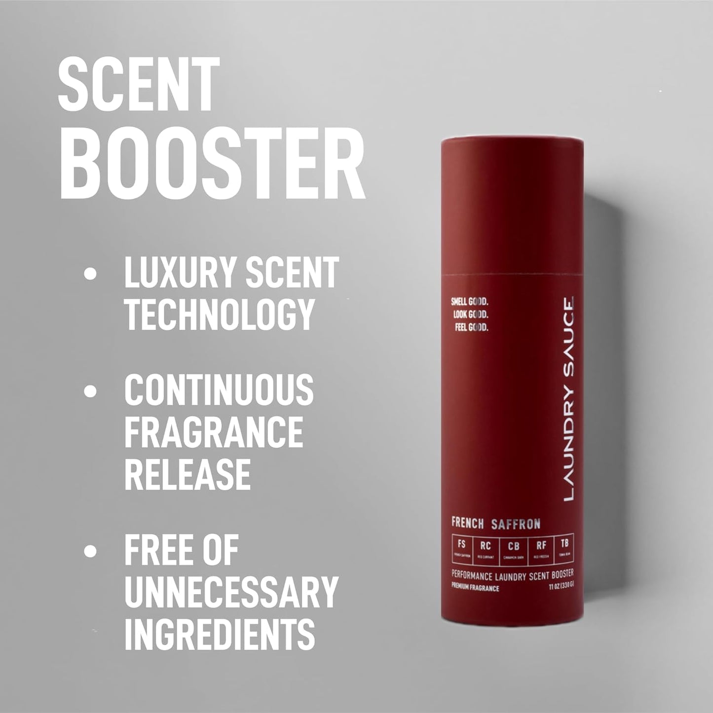 Laundry Sauce - Luxury Scented Laundry Detergent Pods & Scent Booster Bundle (French Saffron) - Natural Essential Oils, Easy-To-Use, Laundry Pods - Cruelty-Free, Paraben-Free, Dye-Free & HE Compatible