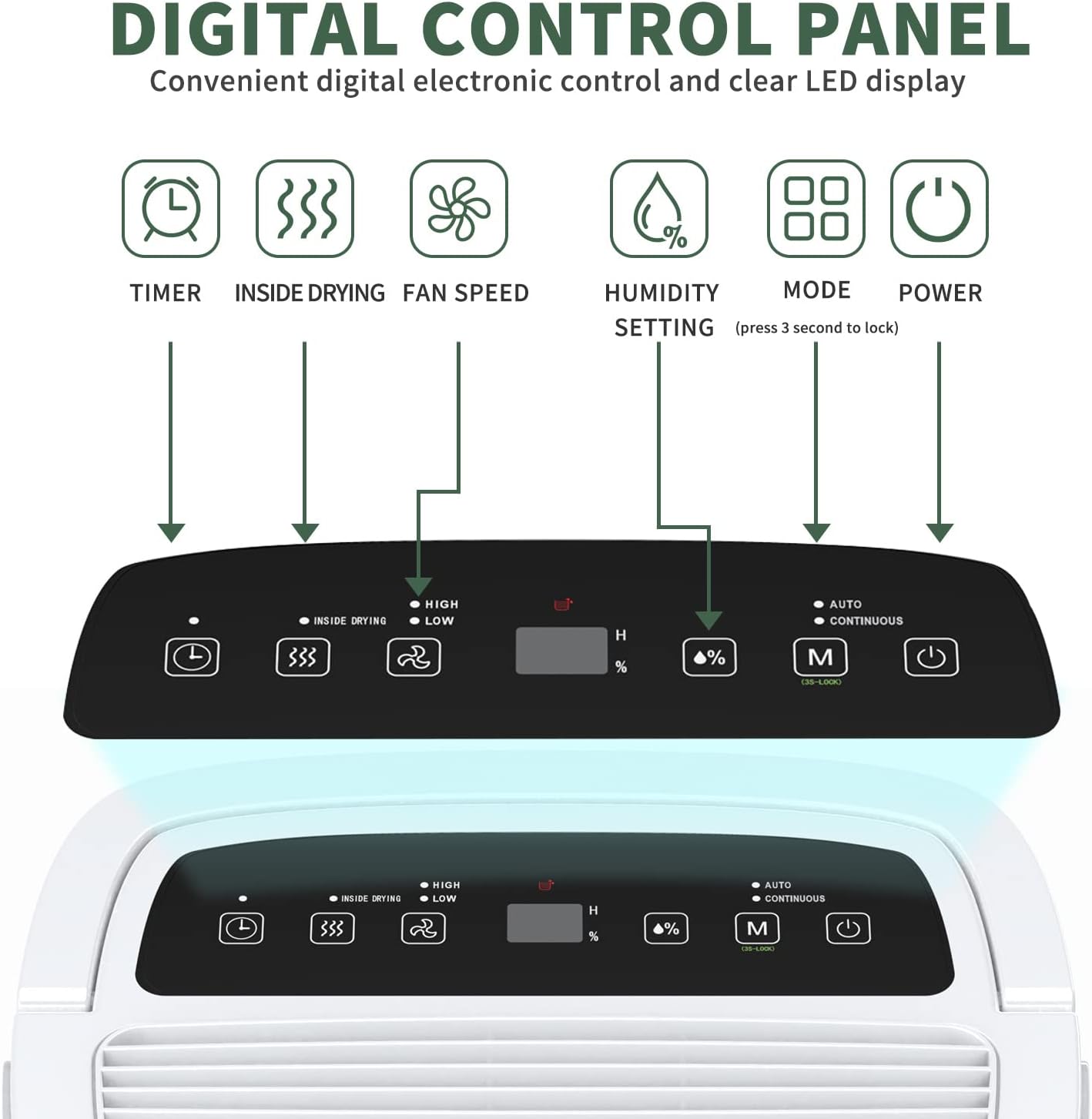 150 Pint Energy Star Dehumidifier with Pump and WIFI for Large Room/Basement (7,000 Sq.Ft) - Auto Drain Hose, Continuous Drainage, Auto Defrost - Quiet for Bedroom, Bathroom, Home & Commercial Use
