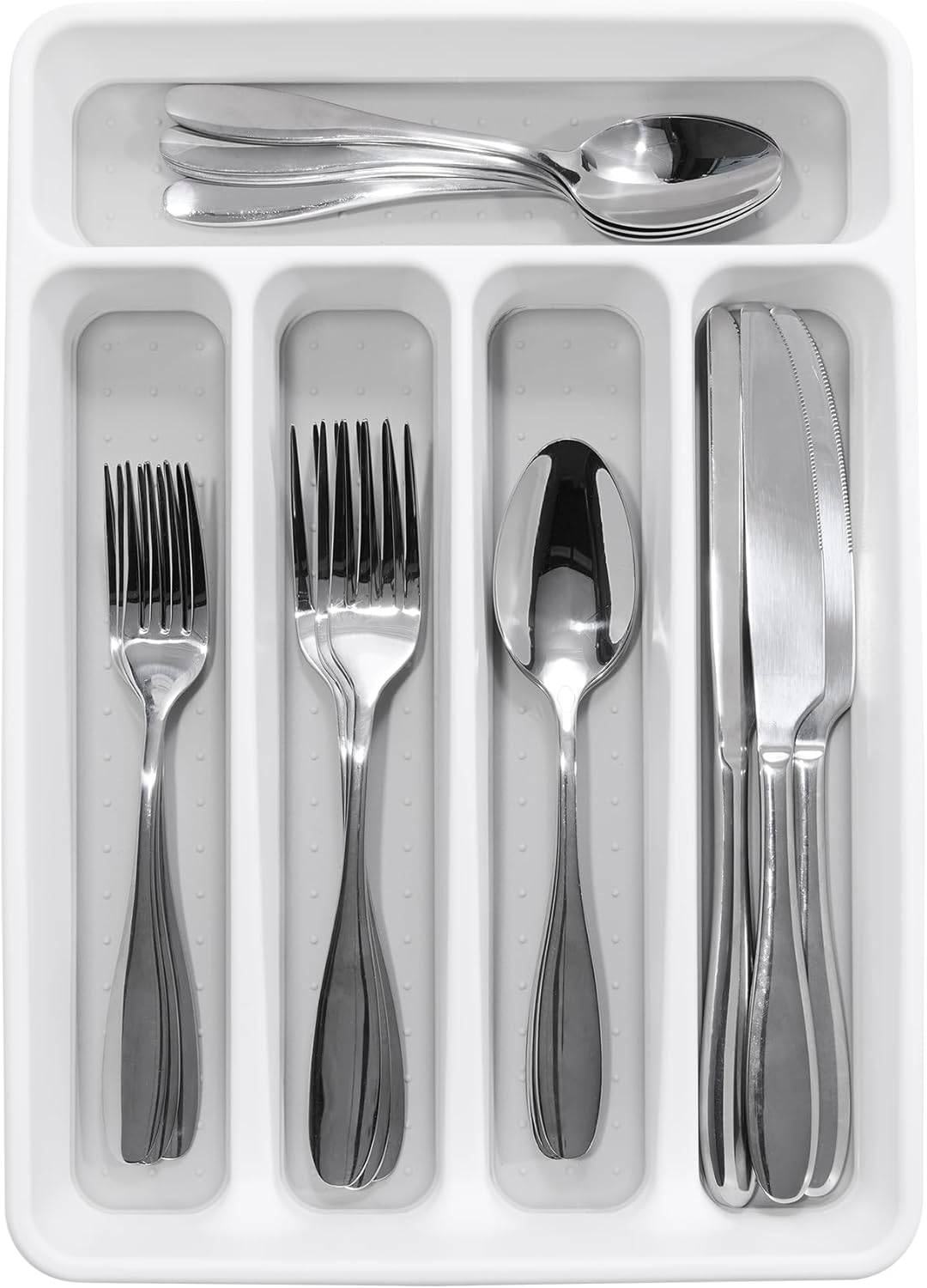 madesmart Mini Silverware Tray, White