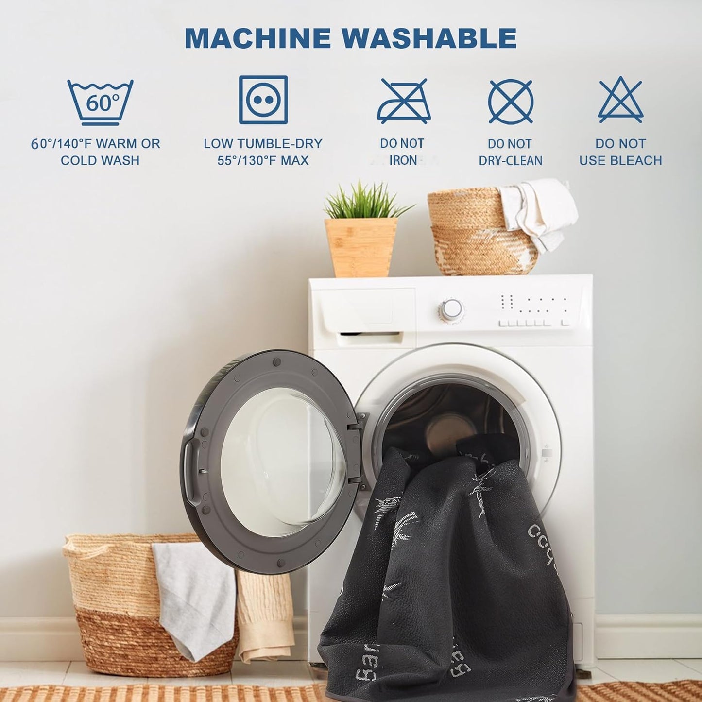 BEDLORE King Size Mattress Protector Waterproof, Mattress Pad Fitted 6-18 Inch Deep Pocket, 3D Air Fabric Soft Double Bed Mattress Cover Noiseless Washable for Bedroom, Hotel, Gray