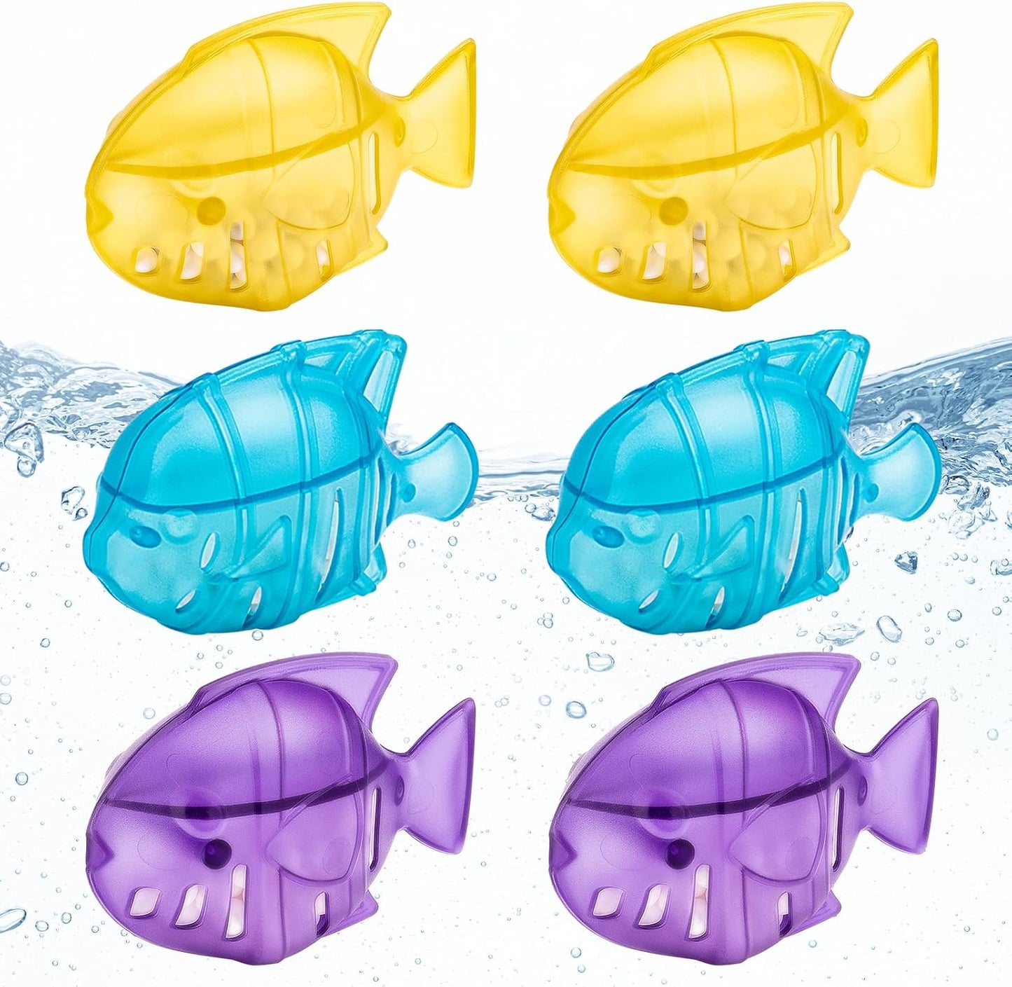 Leemone Humidifier Cleaning Fish for Humidifiers & Fish Tanks, 6 Pack Humidifier Cleaner, Purifies Water, Prevents Hard Water Build Up, Reduces Scale