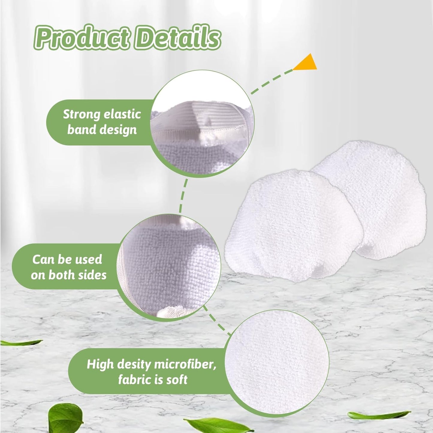 12Pack Microfiber Cloths for Handheld Steam Cleaner Compatible with Bissell Steam Shot, Comforday, PurSteam, Wagner Spraytech, Universal Washable Steam Cleaner Accessories