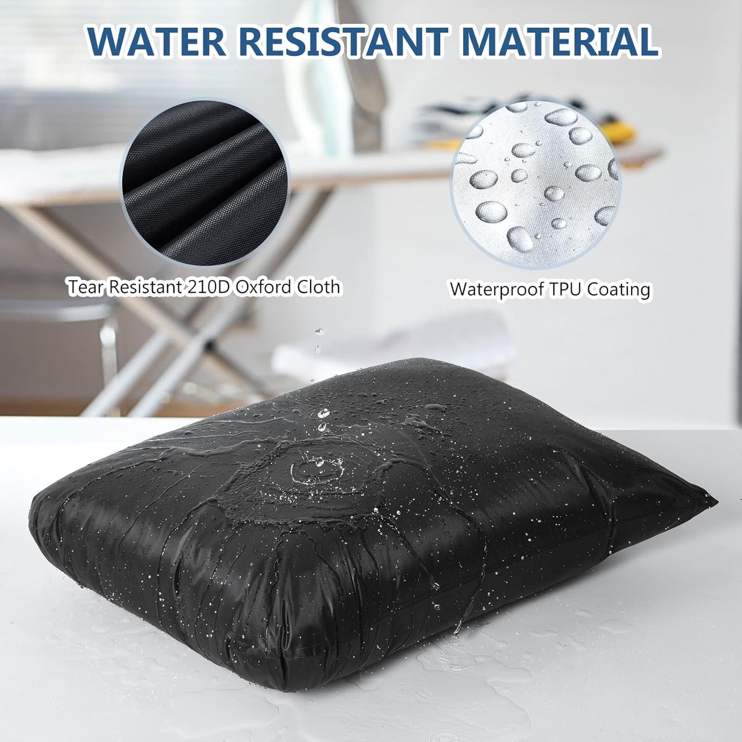 OTraki 2PCS Small Wet Bag for Swimsuit 12x14 Inch Wet Clothes Bag with Handle & Zippered Reusable Wet Dry Bag Waterproof Storage Bag for Beach Pool Yoga Gym, Black