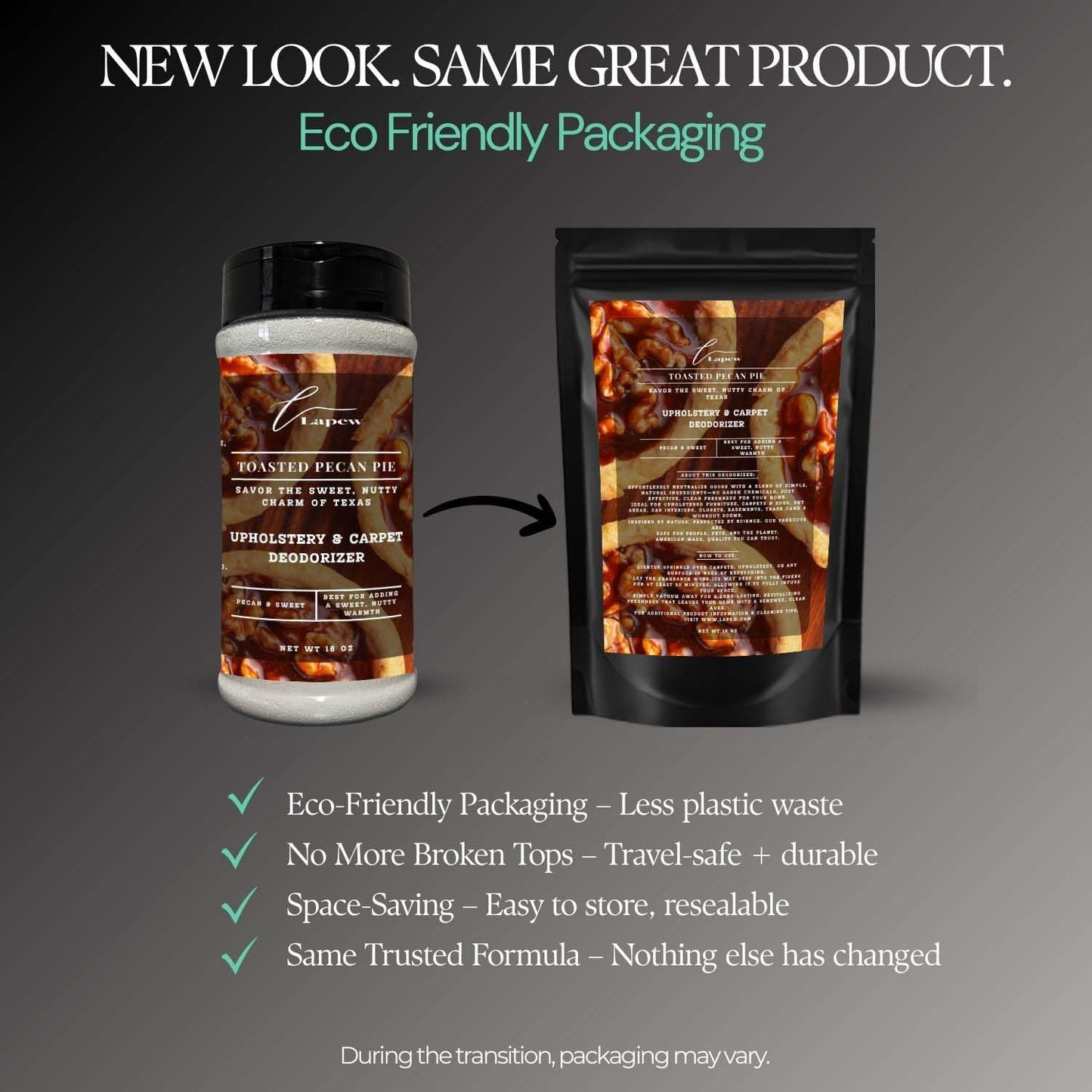 Toasted Pecan Pie Carpet Freshener Powder: Powerful Odor Eliminator for Home, Upholstery Deodorizer, Carpet Deodorizer, Pet Urine, Cat Litter Box - Toasted Pecan Pie Fragrance