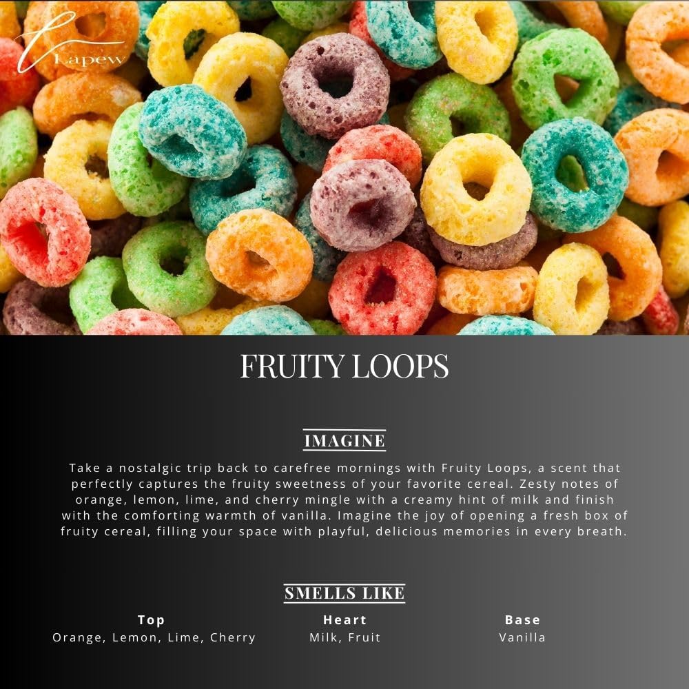 Fruity Loops Carpet Freshener Powder Refill 36 oz | Powerful Odor Eliminator for Home | Upholstery Deodorizer | Carpet Deodorizer | Pet Urine | Cat Litter Box