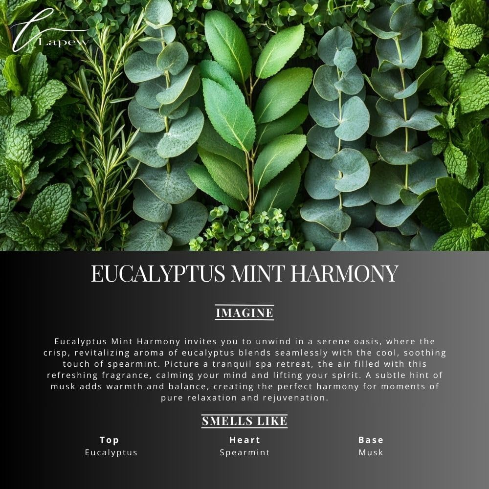 Eucalyptus Mint Harmony Carpet Freshener Powder: Powerful Odor Eliminator for Home, Upholstery Deodorizer, Carpet Deodorizer, Pet Urine, Cat Litter Box - Eucalyptus Spearmint Fragrance